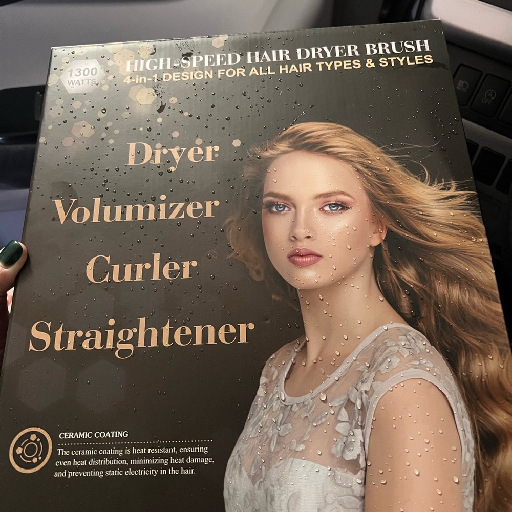 Ceramic Coated Hair Dryer Brush